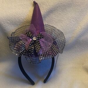 Purple Witch Hat Headband for Kids